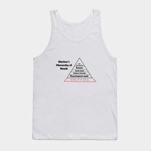 Maslow's Hierarchy of Sneakers Tank Top